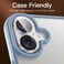 CROWNYX Camera Lens Protector Film for iPhone 17, 9H Tempered Glass Camera Protector, HD Clear Anti-Scratch Lens Guard, Bubble-Free, Case Friendly, Easy Installation Kit (Clear)