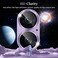 CROWNYX Camera Lens Protector for iPhone 17, Full Coverage 9H Tempered Glass Ring Cover, Matte Metal Plate, Case Friendly, 1-Pack (Purple)