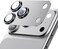 CROWNYX Camera Lens Protector for iPhone 17 Pro, Full Coverage 9H Tempered Glass Ring Cover, Matte Metal Plate, Case Friendly, 1-Pack (Silver)
