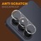 CROWNYX Camera Lens Protector Film for Samsung S26, 9H Tempered Glass Camera Protector, HD Clear Anti-Scratch Lens Guard, Bubble-Free, Case Friendly, Easy Installation Kit (Clear)
