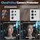 CROWNYX 3D Camera Lens Protector for Samsung S25 Ultra, Individual 9H Tempered Glass Camera Lens Covers, Case Friendly, HD Clear, Anti-Scratch, Anti-Fingerprint, Bubble-Free, Night Shooting Compatible