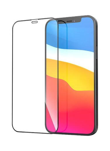 CROWNYX Screen Protector for iPhone 12/12 Pro with Easy Installation Tray, 9H Tempered Glass, Bubble-Free, Dust-Free Alignment, HD Clear, Anti-Fingerprint, Scratch Resistant, Case Friendly
