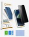 CROWNYX Privacy Screen Protector for iPhone 13/13 Pro/14 with Easy Installation Kit, 9H Tempered Glass, Anti-Spy, Dust-Free Installation, Anti-Fingerprint, Shatterproof, Scratch Resistant, Bubble-Free