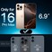CROWNYX Screen Protector for iPhone 16 Pro Max with Easy Installation Tray, 9H Tempered Glass, Bubble-Free, Dust-Free Alignment, HD Clear, Anti-Fingerprint, Scratch Resistant, Case Friendly