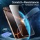 CROWNYX Screen Protector for iPhone 16 Pro Max with Easy Installation Tray, 9H Tempered Glass, Bubble-Free, Dust-Free Alignment, HD Clear, Anti-Fingerprint, Scratch Resistant, Case Friendly