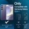 CROWNYX Screen Protector for Samsung S24 Plus with Easy Installation Tray, 9H Tempered Glass, Bubble-Free, Dust-Free Alignment, HD Clear, Anti-Fingerprint, Scratch Resistant, Case Friendly