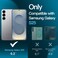 CROWNYX Screen Protector for Samsung S25 with Easy Installation Tray, 9H Tempered Glass, Bubble-Free, Dust-Free Alignment, HD Clear, Anti-Fingerprint, Scratch Resistant, Case Friendly