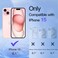 CROWNYX Privacy Screen Protector for iPhone 15 with Easy Installation Kit, 9H Tempered Glass, Anti-Spy, Dust-Free Installation, Anti-Fingerprint, Shatterproof, Scratch Resistant, Bubble-Free