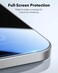 CROWNYX Privacy Screen Protector for iPhone 15 Pro Max with Easy Installation Kit, 9H Tempered Glass, Anti-Spy, Dust-Free Installation, Anti-Fingerprint, Shatterproof, Scratch Resistant, Bubble-Free