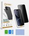 CROWNYX Privacy Screen Protector for iPhone 17 with Easy Installation Kit, 9H Tempered Glass, Anti-Spy, Dust-Free Installation, Anti-Fingerprint, Shatterproof, Scratch Resistant, Bubble-Free