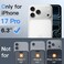 CROWNYX Privacy Screen Protector for iPhone 17 Pro with Easy Installation Kit, 9H Tempered Glass, Anti-Spy, Dust-Free Installation, Anti-Fingerprint, Shatterproof, Scratch Resistant, Bubble-Free