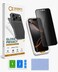 CROWNYX Privacy Screen Protector for iPhone 17 Pro with Easy Installation Kit, 9H Tempered Glass, Anti-Spy, Dust-Free Installation, Anti-Fingerprint, Shatterproof, Scratch Resistant, Bubble-Free