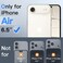 CROWNYX Privacy Screen Protector for iPhone 17 Air with Easy Installation Kit, 9H Tempered Glass, Anti-Spy, Dust-Free Installation, Anti-Fingerprint, Shatterproof, Scratch Resistant, Bubble-Free