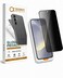 CROWNYX Privacy Screen Protector for Samsung S24 Plus with Easy Installation Kit, 9HTempered Glass, Anti-Spy, Dust-Free Installation,Anti-Fingerprint,Shatterproof,Scratch Resistant,Bubble-Free
