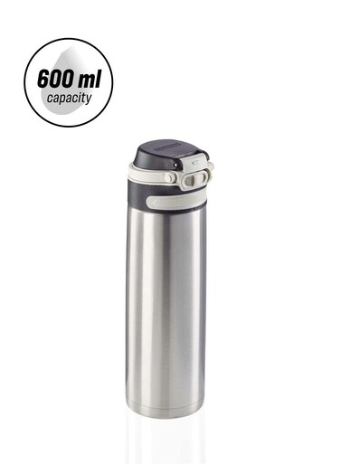 LF Insulation Mug Flip Silver 600ml 17.5 x 29.2 cm 3272