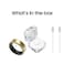 Samsung Galaxy Ring Fitness Monitor Sleep Tracker AI Smart Ring Size 7 - Titanium Gold