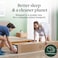 Zinus Green Tea Memory Foam Mattress   King Size   Medium-Firm Support   Fiberglass-Free   Zoned Pressure Relief   OEKO-TEX&reg;   CertiPUR-US&reg; Certified   Mattress in a Box   200L x 180W x 30H CM