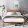 Zinus Leah Bamboo Queen Platform Bed Frame Slatted Headboard  Wooden Slat Support   No Box Spring Required   Easy Assembly  200L × 160W CM
