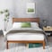 Zinus Leah Bamboo   King Platform Bed Frame   Slatted Headboard   Wooden Slat Support   No Box Spring Required    Easy Assembly   200L × 180W CM