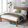 Zinus Leah Bamboo   King Platform Bed Frame   Slatted Headboard   Wooden Slat Support   No Box Spring Required    Easy Assembly   200L × 180W CM
