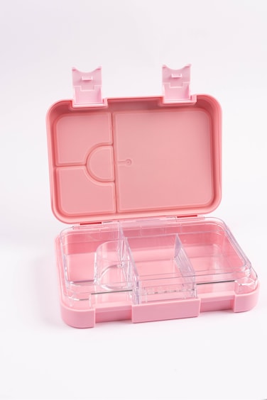 Cocobee Kids Bento Lunch Box &ndash; 6 Compartments, Leakproof, Bpa Free, Microwave Safe &ndash; Pink