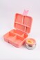 Cocobee Whale Bento Lunch Box With Food Jar &ndash; 4 Compartments, Bpa-Free, Leakproof &amp; Odour-Free, 1.67L, 22X18X6.5Cm &ndash; Pink (3 Years+)