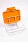 Cocobee Tritan Bento Lunch Box &ndash; 4 Compartments, Leakproof, Bpa-Free, 585Ml (3 Years+) &ndash; Orange