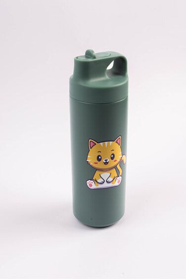 Cocobee Insulated Stainless Steel Vacuum Flask &ndash; Leakproof, Odour-Free, Food Grade, 550Ml, 3 Years+ &ndash; Green