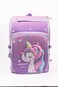Cocobee - Cute Unicorn Printed Backpack, 15 Inches, Adjustable Straps &ndash; Purple