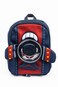 Cocobee Aeroplane-Style Astronaut Print Backpack For Boys &ndash; Navy Blue