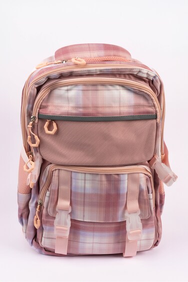 Cocobee Backpack With Adjustable Straps, Zipper Closure &amp; Side Bottle Pocket, 15 Inches, (5 Years+)  &ndash; Pink