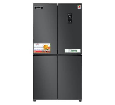 Generaltec 4-Door No Frost Refrigerator - Model GR825KFD 431L Capacity, 6 Freezer Drawers, Energy Saving &amp; Eco-Friendly 5-Year Compressor Warranty, Modern &amp; Spacious Design