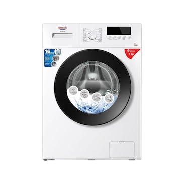 Generaltec 7KG Front Load Automatic Washing Machine - 16 Programs, 1000 RPM, Water &amp; Energy Efficient, Delay Start &amp; Child Lock, Model GWF7T1K