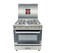 Generaltec 90x60 cm Cooking Range - GC96SF Auto Ignition, 5 Full-Safety Italian Burners, Full Safety Gas Regulator - Assembled in China with Turkish Spare Parts - 1-Year Full Warranty