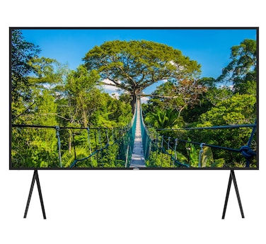 تلفزيون جنرال تيك الذكي 100 بوصة بدقة 4K Ultra HD LED مع نظام تشغيل ويب، 2 جهاز تحكم عن بعد، جهاز تحكم سحري، تصميم شاشة سينمائي 4K Ultra HDR، صوت دولبي، تحكم صوتي ذكي، تطبيقات يوتيوب، نتفليكس، شاهد