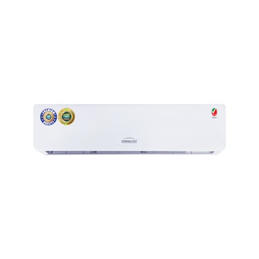 Generaltec 1.5 Ton Split Air Conditioner with Rotary Compressor T3 - 7 Years Compressor Warranty, 4-Way Swing, Golden Fin, Remote Control