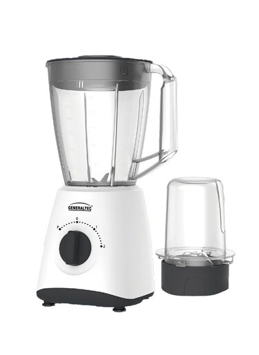 Generaltec 1.5 Liter Blender Grinder Citrus Juicer, GKA21BGR, White