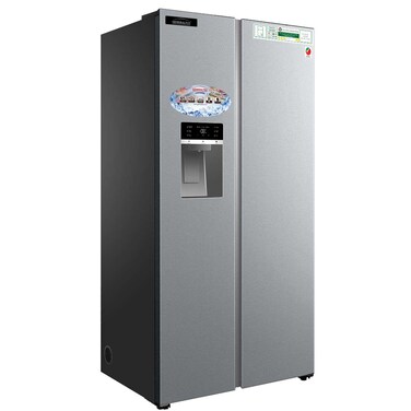 Generaltec French Door Refrigerator (Model-GR910XIMSB) 375L Fridge &amp; 182L Freezer, No Frost, CFC Free, 6-Drawer Freezer Touch Display, Digital Water Dispenser, Ice Cube Maker &amp; Crusher