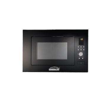 Generaltec 30L Built-in Microwave GBMO30MGB - Sleek Design, Push Button Door, Knob Control, Effortless Cooking - 1-Year Manufacturer Warranty