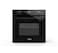 Generaltec GBO60TF6BK 60x60 cm Built-In Electric Oven, 76 L, Black &ndash; 7 Functions, 250&deg;C Max Temperature, 90 min Timer, 1-Year Warranty