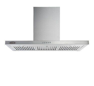 Generaltec 90cm Stainless Steel Range Hood &ndash; 300W Motor, 3-Speed Push Buttons, 2 LED Lights, Carbon Filters, 1-Year Warranty   Model GH90P5SS