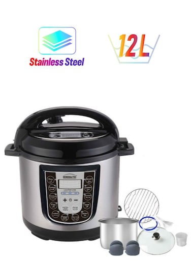 Generaltec Smart Pot Electric Pressure Cooker Equipped With 15 Smart Programs, 10 Built-In Safety Mechanism