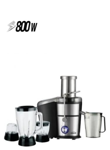 Generaltec 4 In 1 Blender And Juicer With 1.1L Juice Cup &amp; 2L Extra Large Pulp Container, Double Safety Lock Device