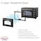 Generaltec 75L Electric Toaster Oven with Rotisserie Grill &amp; Convection Fan, Double Glass Door, 2800W Power, 100-250&deg;C Temperature Control, 60 Minute Timer, Large Capacity Oven for Baking, Roasting &amp; Grilling - Model GOT101BR - 1 Year Warranty