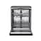 Generaltec 15 Place Settings Freestanding Dishwasher - 8 Wash Programs, Digital Display &amp; Touch Control- Built-In Option, Fully Automatic, Low Noise, Sensor Control - GDW20DLXBK Black