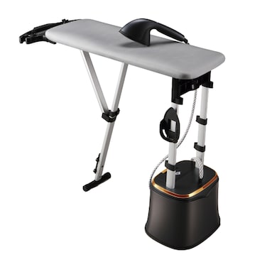 Generaltec GGSTI80B Stand Garment Steamer with XL Style Board &ndash; 1950W, 2L Water Tank, Double Pole Design, Fast Heat-Up, 1-Year Warranty