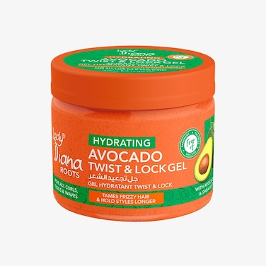 Lady Diana Roots Avocado &amp; Shea Butter Moisturizing Twist &amp; Lock Gel - 325g   Define &amp; Lock Curls with Nourishing Avocado &amp; Shea Butter