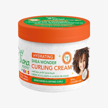 Lady Diana Roots Kids Shea Wonder Curling Cream - 325g   Soft &amp; Defined Curls for Kids with Nourishing Shea Butter