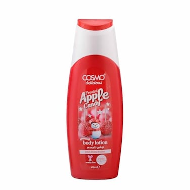 Cosmo Delicious Frosted Apple Candy With Shea Butter Pure Hydration Body Lotion 400ml, Hydrating &amp; Nourishing, Non Greasy, Light Weight, Fast Absorbing Lotions, All Skin Types, Fruity Apple Fragrance