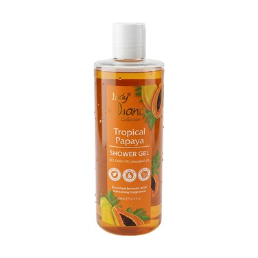 Lady Diana Papaya Shower Gel, Skin Nourishing &amp; Refreshing Body Wash, 500 ml